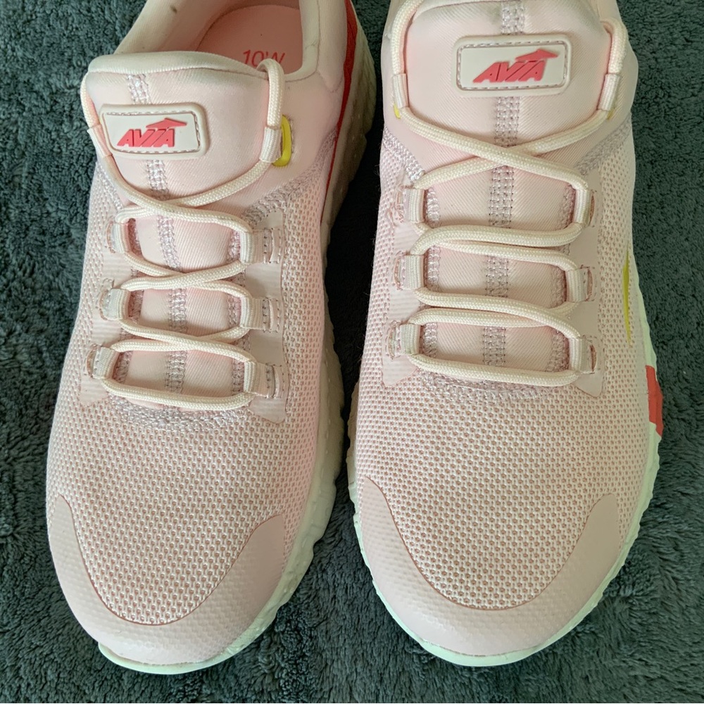 NEW Avia Women's Geo Comfort Pink White Sneaker Size 10W NWOB - Picture 9 of 15